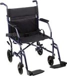 Carex Wheelchair With 19 Inch Seat & Footrest, Lightweight, Easy 2 Transport. Fixed Price $151.99.