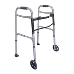 Dr. Aid Premium 2 Button Folding With Wheels - Lightweight Walkers For.... Fixed Price $93.90.