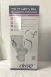 Drive Toilet Safety Rail With Adjustable Padded Arms Rtl 12087 - Open Box. Fixed Price $12.99.