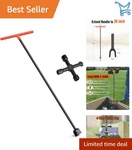 Water Meter Key 28 Inch Alloy Steel T-handle 4-WAY Multi-functional Universal.... Fixed Price $40.98.