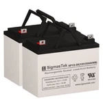 Imc Heartway Titan H11 U1 Replacement Battery Set By Sigmastek - 12V 35AH Nb. Fixed Price $150.99.