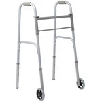Medline Guardian Easy Care Folding Walker W/ 5" Wheels Adult New Open Box. Fixed Price $46.55.