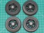 Oem Merits Vision Sport P326A Power Chair 6" Flat Free Caster Wheels 4 Pack. Fixed Price $69.99.
