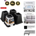 Bed Furniture Risers Heavy Duty, Stackable Lifts For Sofa, Table, .... Fixed Price $46.99.