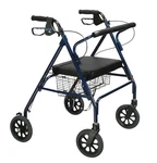 Drive Go-lite Bariatric Steel Rollator Blue. Fixed Price $169.99.