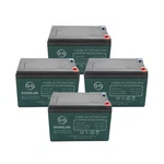 Rechargeable Battery, 12V, For Electric Bike Scooter, 4PCS Set, Atv. Fixed Price $236.39.