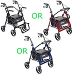 Drive Duet Rollator Walker Transport 2 1 Combination Wheelchair New. Fixed Price $240.00.