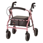 Pink Petite Nova Zoom Rolling Walker Rollator 18" Seat Height / Pick Up Only. Fixed Price $145.00.