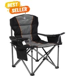 Comfortable Folding Chair Outdoors - Supports 500LBS With Handy Cooler Bag. Fixed Price $107.09.