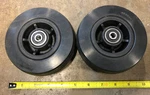 TWO(2) 5"X1.75"CASTER Wheel Assembly Quantum 600 / Q610 Jazzy J6 Power Chair. Fixed Price $20.00.