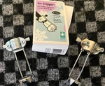 Two North Coast Medical Cane Walker Crutches Ice Grips - New!. Fixed Price $15.99.