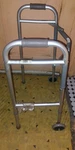 Walker Medline Easy Care Folding With 5" Wheels G30757WH Unused Local Only. Fixed Price $35.00.