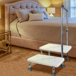 Aliseniors Stool With Handle Non-skid Platform, Heavy Duty 2 M.... Fixed Price $124.99.