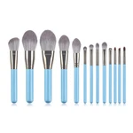 13 Pcs Professional Makeup Essential Brushes Set Wood Handle Synthetic Hair 18CM. Fixed Price $24.99.