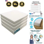 4-PACK 2" X 20" High-density Upholstery Foam Padding Couch Cushion Re.... Fixed Price $84.11.