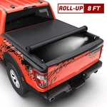 8FT Roll Up Bed Tonneau Cover Soft For 2007-2013 Toyota Tundra W/o Deck Rail. Fixed Price $127.20.