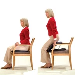 Carex Upeasy Seat Assist Plus Portable Self-powered Lifting Cushion Chairs. Fixed Price $164.95.