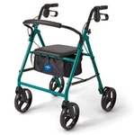 Steel Rollator Walker 8" Wheels Green Brand New + Free Bonus Gift Medline. Fixed Price $75.93.