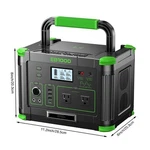 1000W Power Station Portable 999WH LIFEPO4 Battery Charger Generator For Travel. Fixed Price $239.49.