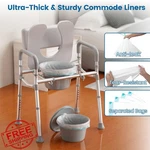 Homland Commode Liners 100 Pack Disposable Leak-proof Bedside Toilet Bags. Fixed Price $34.99.