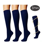 (3 Pairs) S-4XL Ozer Compression Socks Stocking Knee High Graduated Womens. Fixed Price $24.99.
