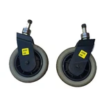 Pair Caster Wheels, Forks, Bearings Assembly Shoprider Steamer Power Chair Parts. Fixed Price $79.99.