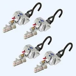 4 Qrt Standard Retractors With L-track Fittings Q-8201-L. Fixed Price $428.00.
