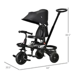 Kids Bikes Riding Toys 4-IN-1 Toddler Trike Adjustable Push Handle Tricycle With. Fixed Price $163.87.