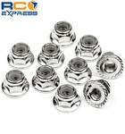 Serrated Flange Lock Nut M4 Silver Blitz (10) HPI103729. Fixed Price $15.36.