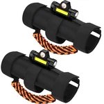 Moveland 2 Xroll Bar Grab Handles With Paracord Grip Rechargeable Dome Light. Fixed Price $36.49.