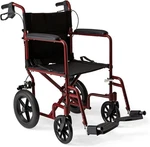 Medline Lightweight Foldable Transport Wheelchair With Handbrakes 12-INCH. Fixed Price $175.74.