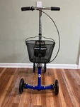 Kneerover Deluxe Kneecycle Steerable Walker / Scooter Blue. Fixed Price $109.99.