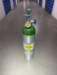 Mada 400 Oxygen Tank W/ Regulator Gauge Medical O2 Cylinder Aluminum. Fixed Price $139.90.