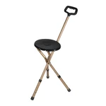 Adjustable Folding Cane With Seat Lightweight Walking Stick Portable For Elderly. Fixed Price $34.49.