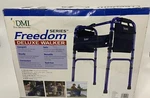 Folding Walker Mabis Dmi 500-1018-2100 Freedom Series Deluxe Aluminum New Box. Fixed Price $33.88.