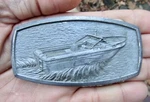 Vtg Slickcraft Belt Buckle Amf Racing Boating Rare Vg+. Fixed Price $65.43.