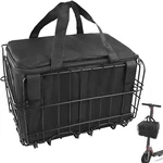 Upgrade Knee Scooter Baskets Accessory, Quick Release Removable Large, Black. Fixed Price $56.21.