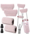 Crutcheze Pads & Hand Grips Set - Washable Covers Black Adult + Youth. Fixed Price $15.99.