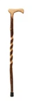 Brazos 502-3000-0226 Wood 250 Lbs. Capacity Twisted Rustic Walking Cane 37 H In.. Fixed Price $80.21.