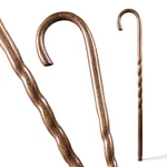 Brazos Handcrafted Wood Walking Cane, Twisted Oak, Crook Assorted Colors. Fixed Price $77.31.