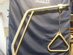 Invacare Offset Trapeze 250LB Handle Grab Bar/brackets Series Model G7740P Used. Fixed Price $85.00.