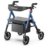 Foldable Rollator Walker With Seat For Seniors Adults Rolling Max 500 Lbs. Fixed Price $114.99.