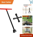 Water Meter Key 16 Inch Steel T-handle 4-WAY Universal Multi-functional. Fixed Price $22.98.