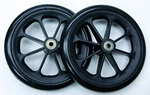 Wheelchair Parts 8" Casters Wheels 5/16" Fit E&j Style Black C81B-SP8 2 Pcs New. Fixed Price $29.00.