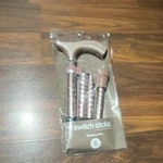 Switch Sticks Foldable Folding Walking Cane Stick, Pink - Adult/senior. Fixed Price $17.00.