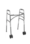 Drive Medical 10220-1WW Bariatric Two Button Folding Walker With Wheels New. Fixed Price $145.00.