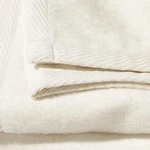 Luxurious Cotton & Cashmere Granny Blanket - Cream Throw For Bed Sofa. Fixed Price $120.99.