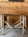 Antique Medical Examiner Table Early 1900S Industrial Steel. Fixed Price $1300.00.