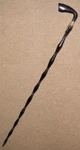 Antique Flexible Complete Bovine Horn Walking Stick / Cane - 87.5CM. Fixed Price $162.21.