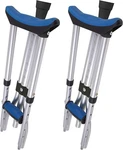 Carex Folding Aluminum Under Arm Crutches Adults 4'11"-6'1" Lightweight. Fixed Price $52.28.